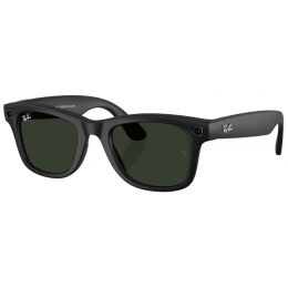 Умные очки Ray-Ban Meta* Wayfarer Gen 1 Matte Black, Фотохромные линзы Clear Transitions Graph.Green (RW4012), размер M